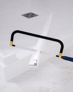 Box doccia bianco, cm.80x100 riducibile