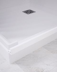 Box doccia nicchia, cm.100, bianco, riducibile