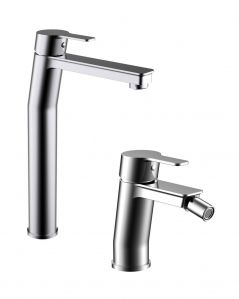Coppia rubinetti lavabo-bidet Atena