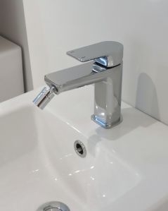 Coppia rubinetti lavabo alto e bidet Febe