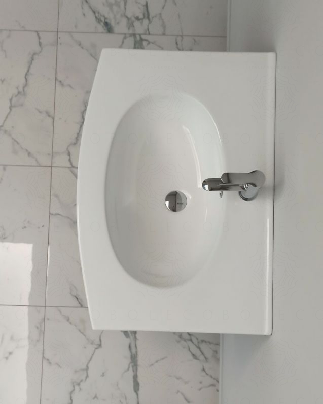 Mobile bagno sospeso Giava cm 100 con lavabo da appoggio Mobile bagno sospeso Giava cm 100 con lavabo da appoggio