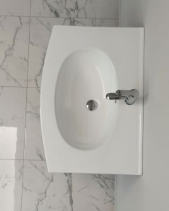 Mobile bagno sospeso Giava cm 100 con lavabo da appoggio