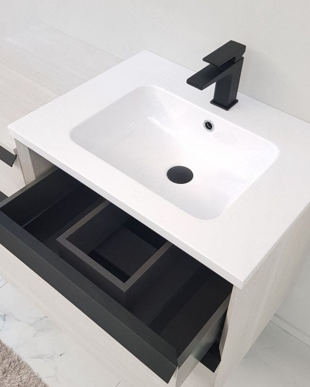 Mobile bagno sospeso Ghibli 105 cm con specchio led Mobile bagno sospeso Ghibli 105 cm con specchio led