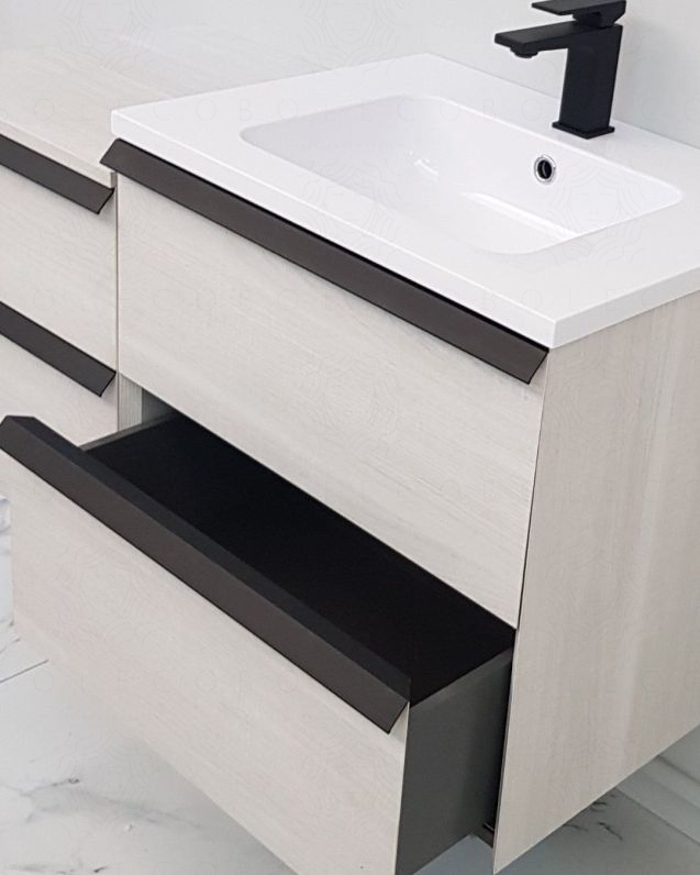Mobile bagno sospeso Ghibli 105 cm con specchio led Mobile bagno sospeso Ghibli 105 cm con specchio led