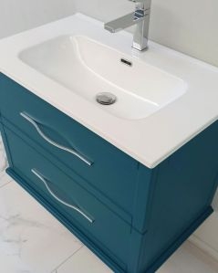 Mobile bagno sospeso Alba con lavabo in ceramica, 74 cm
