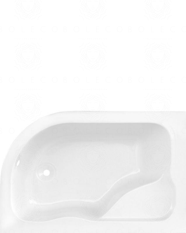 Vasca da bagno idromassaggio rettangolare, cm 100x150, comandi