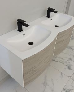 Mobile bagno sospeso Olimpia cm 120 con specchio led