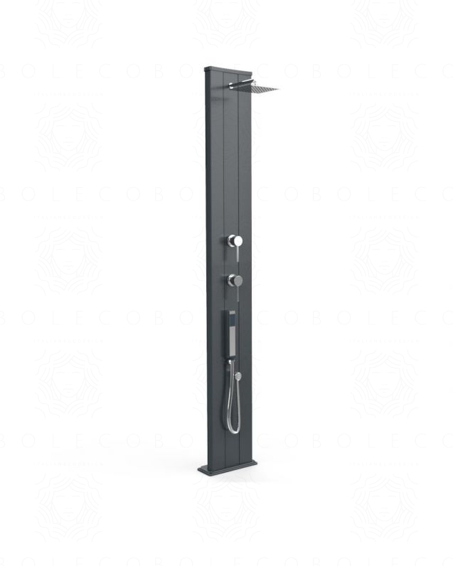 Doccia Solare in alluminio da esterno Dada S 30 Lt con Doccia Solare in alluminio da esterno Dada S 30 Lt con