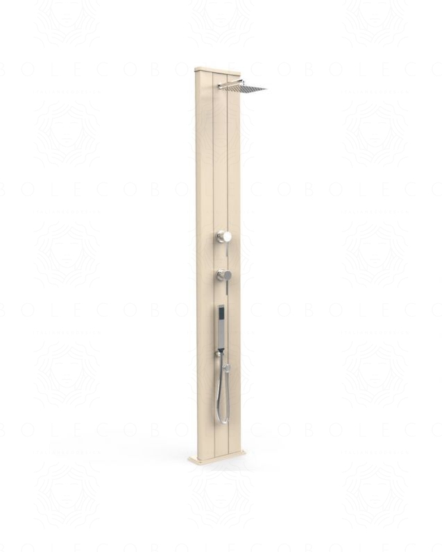 Doccia Solare in alluminio da esterno Dada S 30 Lt con Doccia Solare in alluminio da esterno Dada S 30 Lt con