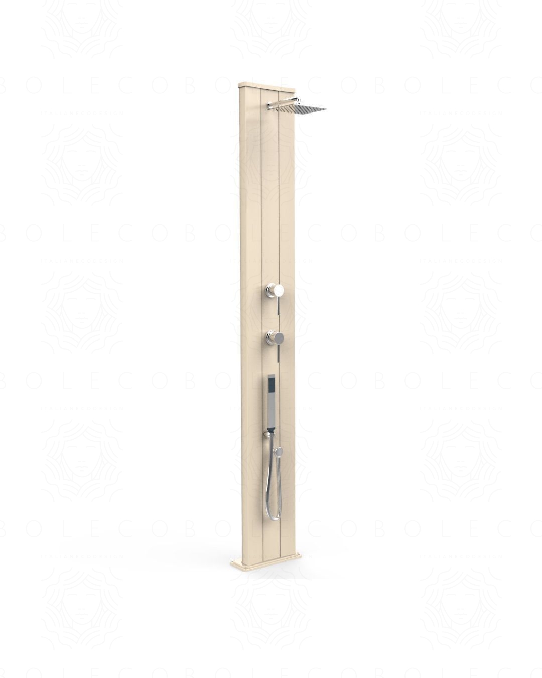 Doccia Solare in alluminio da esterno Dada S 30 Lt con Doccia Solare in alluminio da esterno Dada S 30 Lt con