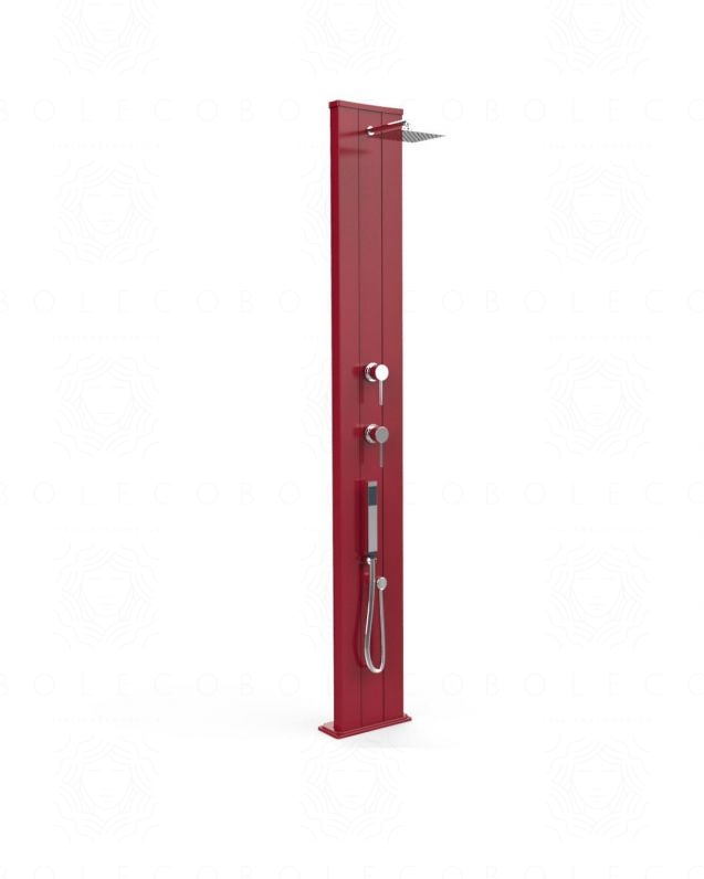 Doccia Solare in alluminio da esterno Dada S 30 Lt con Doccia Solare in alluminio da esterno Dada S 30 Lt con