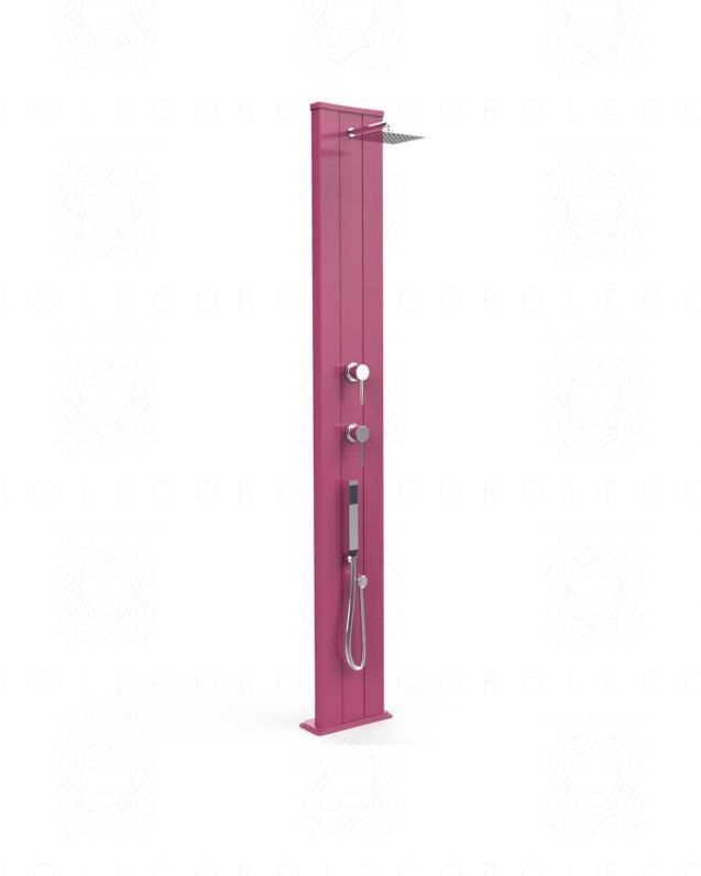 Doccia Solare in alluminio da esterno Dada S 30 Lt con Doccia Solare in alluminio da esterno Dada S 30 Lt con