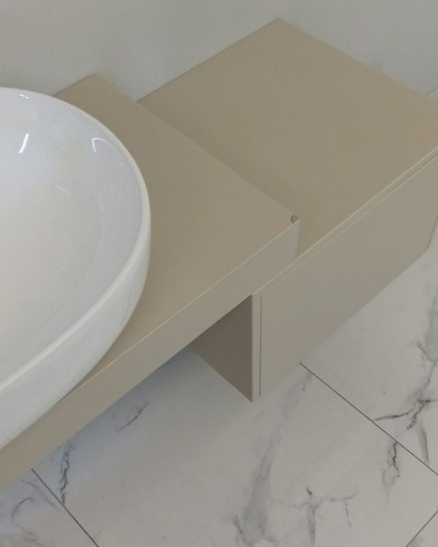 Mensolone bagno da 100 a 140 cm con staffe regolabili, lavabo Mensolone bagno da 100 a 140 cm con staffe regolabili, lavabo