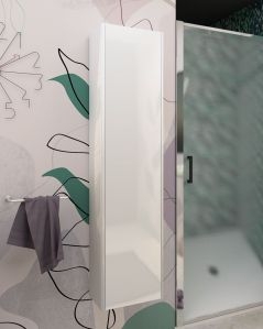 Colonna bagno sospesa bianco lucido cm 35x140