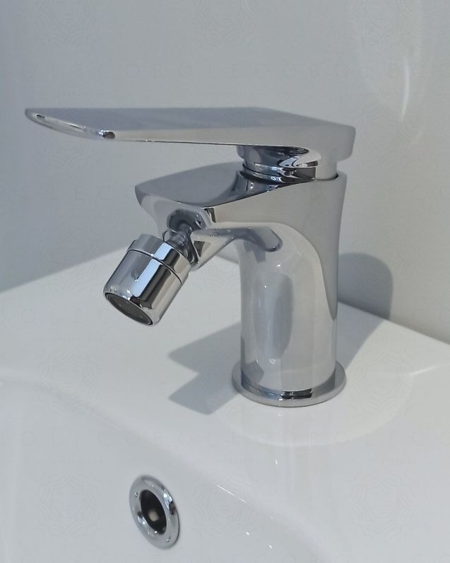 Coppia rubinetti lavabo alto e bidet Elettra per piletta click