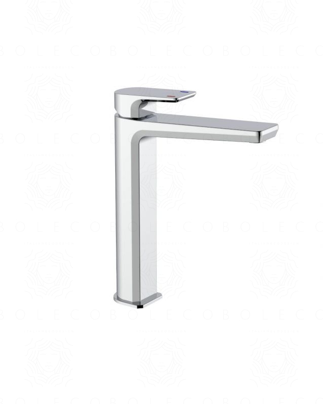 Coppia rubinetti lavabo alto e bidet Febe per piletta click Coppia rubinetti lavabo alto e bidet Febe per piletta click