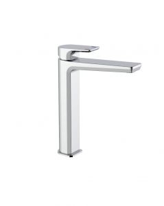 Coppia rubinetti lavabo alto e bidet Febe per piletta click