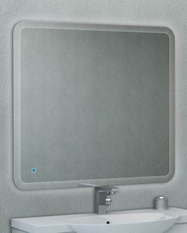 Specchio led 100x90 con sensore touch e anti-appannamento