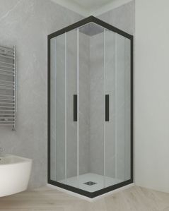 Box doccia quadrato 80x80 cristallo temperato 6 mm