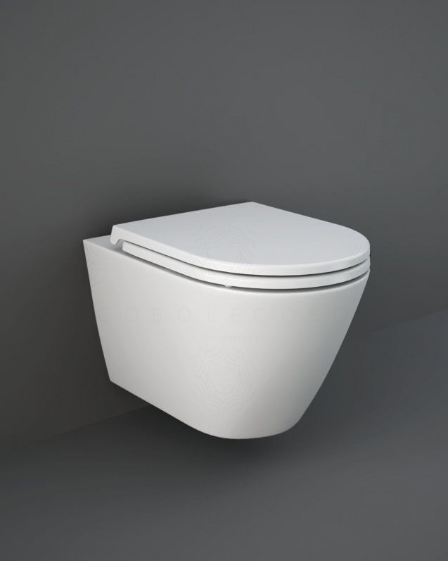 Vaso in ceramica bianco opaco con sedile rallentato - Resort Vaso in ceramica bianco opaco con sedile rallentato - Resort