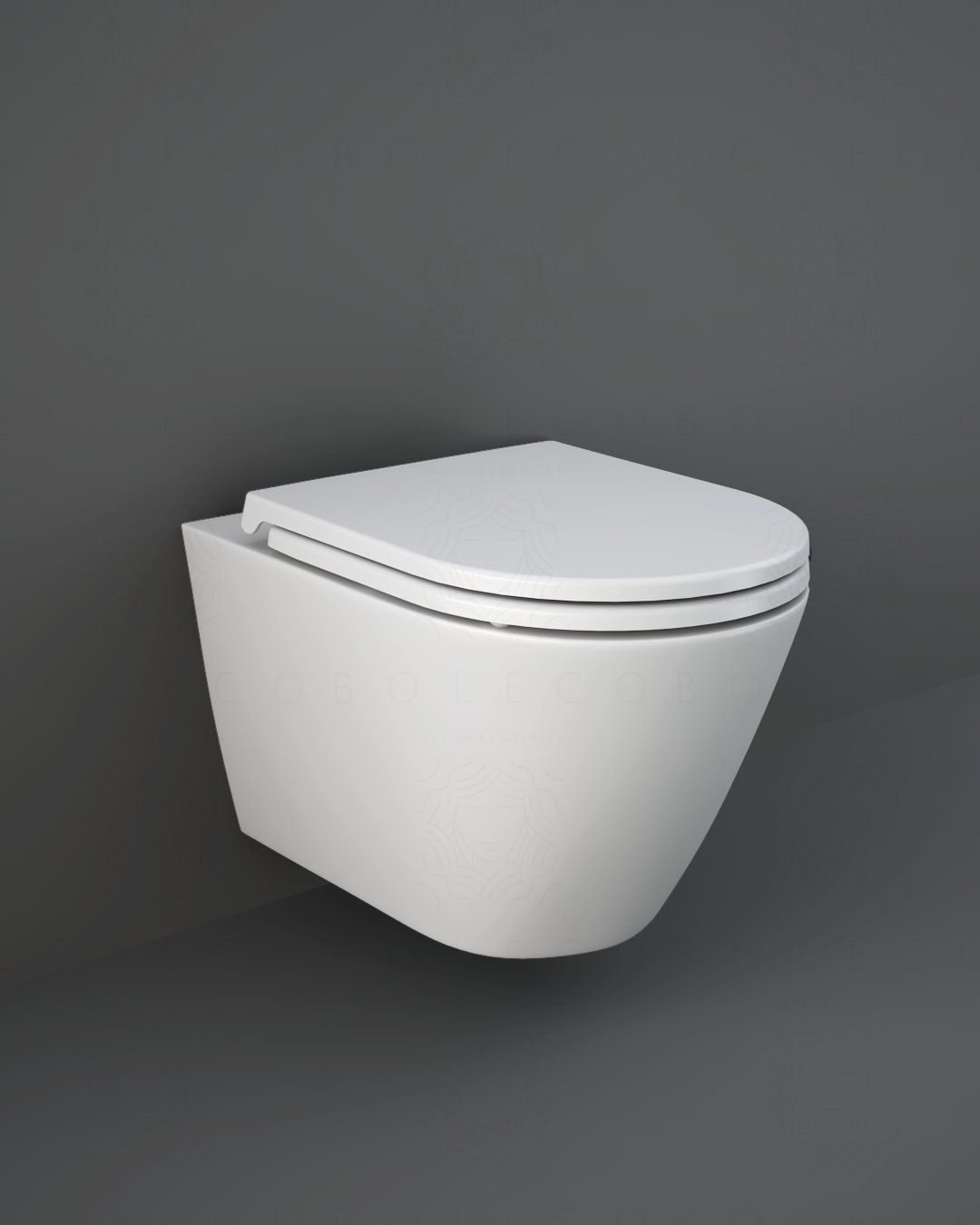 Vaso in ceramica bianco opaco con sedile rallentato - Resort Vaso in ceramica bianco opaco con sedile rallentato - Resort