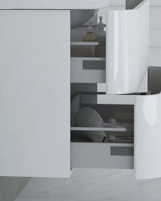Mobile bagno Silvia 120 cm con lavabo in resina Mobile bagno Silvia 120 cm con lavabo in resina