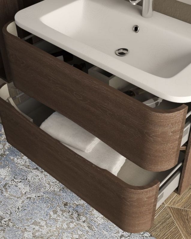 Mobile bagno Silvia 120 cm con lavabo in resina Mobile bagno Silvia 120 cm con lavabo in resina
