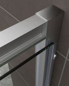 Box doccia cristallo temperato cm 110x90 - porta saloon