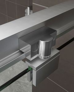 Box doccia cristallo temperato cm 110x90 - porta saloon