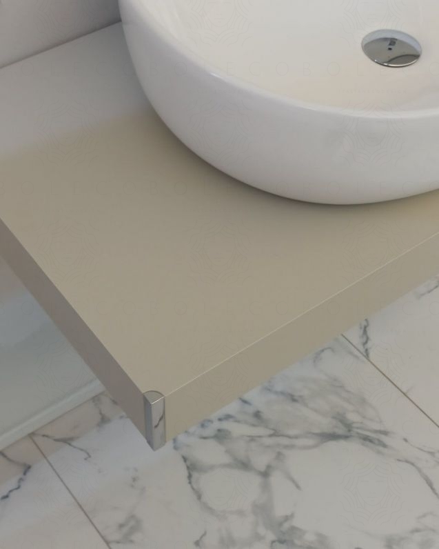 Mensolone bagno 90 cm completo di staffe regolabili e lavabo in Mensolone bagno 90 cm completo di staffe regolabili e lavabo in