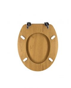 Sedile wc in legno Mdf Universale – Rovere