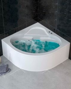 Vasca da bagno angolare cm 120 con idromassaggio