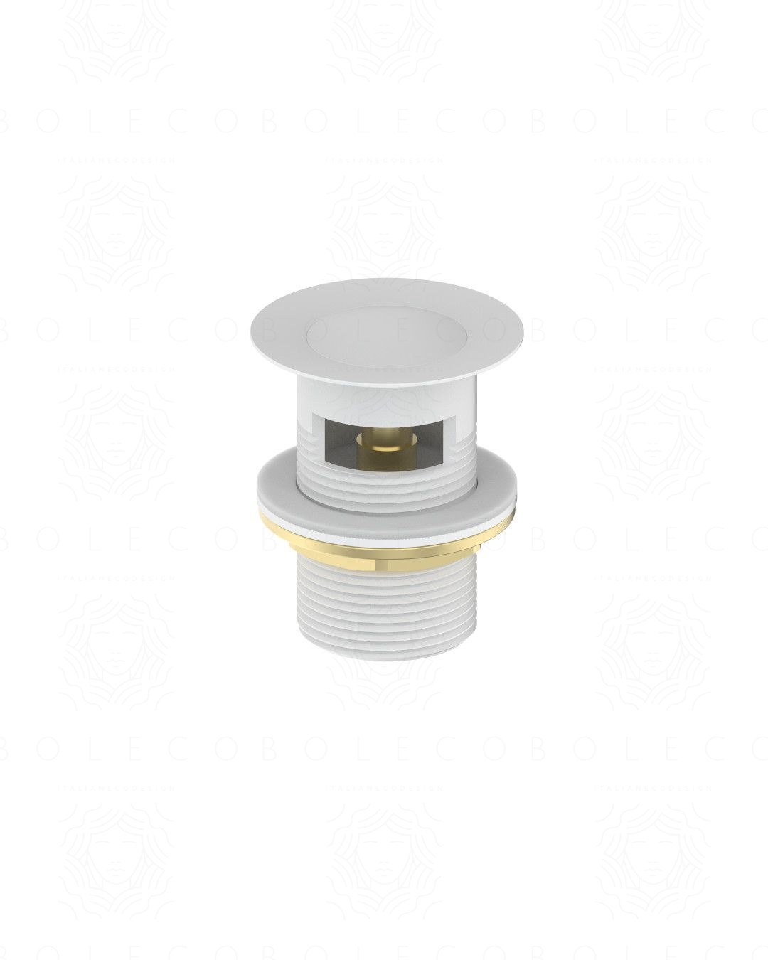 Piletta click clack bianco opaco Piletta click clack bianco opaco