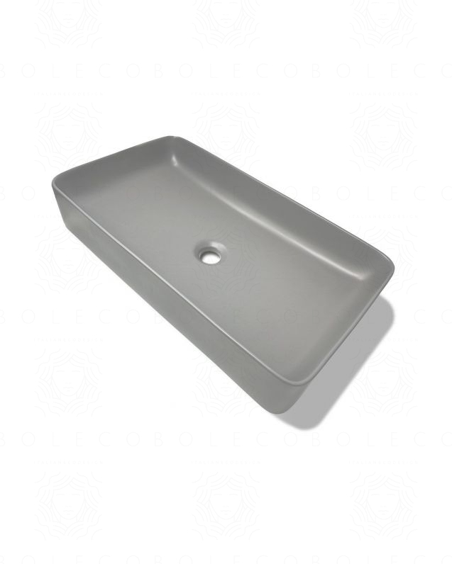 Mobile bagno sospeso Dorotea cm 100 con lavabo in ceramica