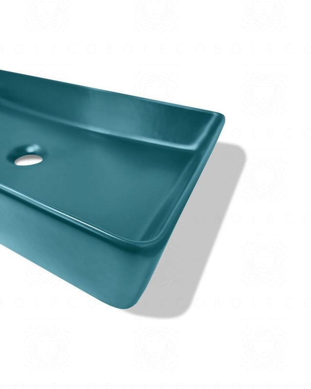 Mobile bagno sospeso Dorotea cm 100 con lavabo in ceramica