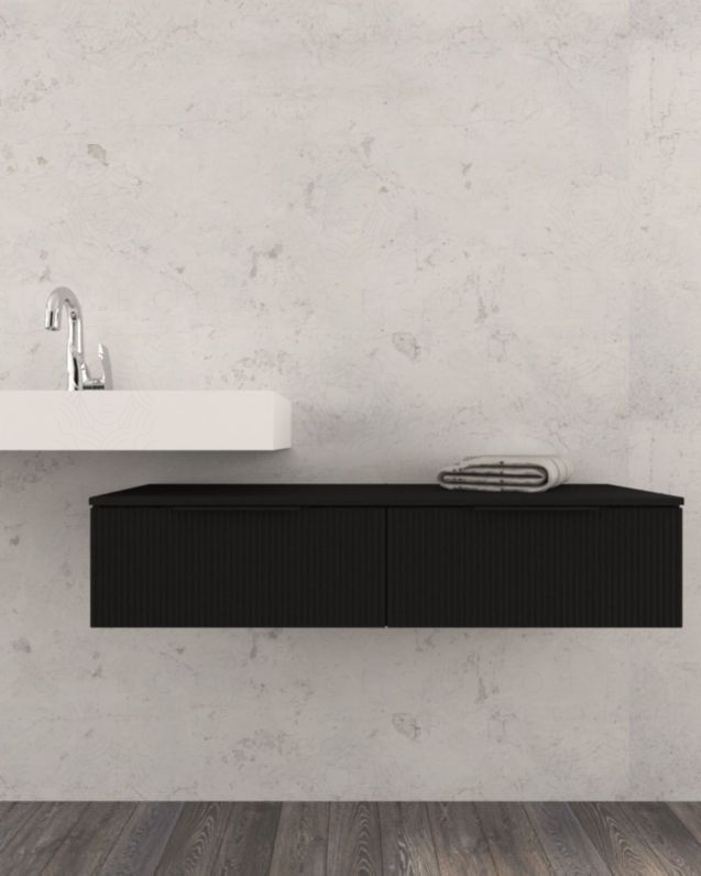 Cassettiera sospesa 120 cm Elite - 1 cassetto plisse Cassettiera sospesa 120 cm Elite - 1 cassetto plisse