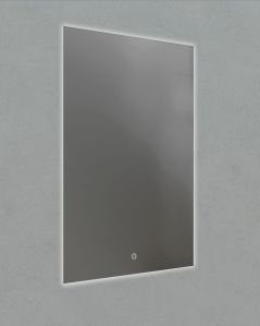 Specchio led moderno cm 65x90 con touch e dimmer