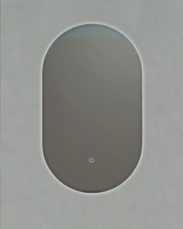 Specchio molato led moderno cm 65x110 con dimmer