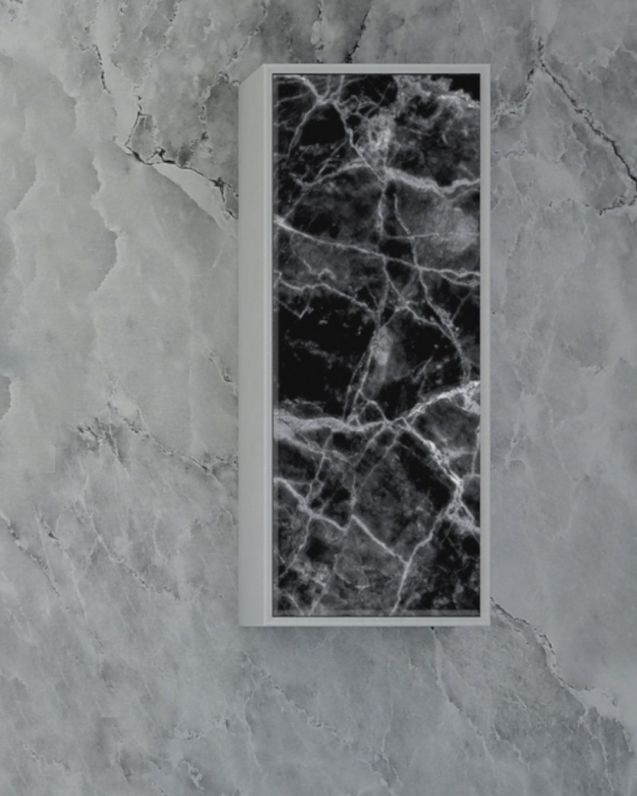 Colonna bagno Vittoria cm 40x100 con vetro marmorizzato