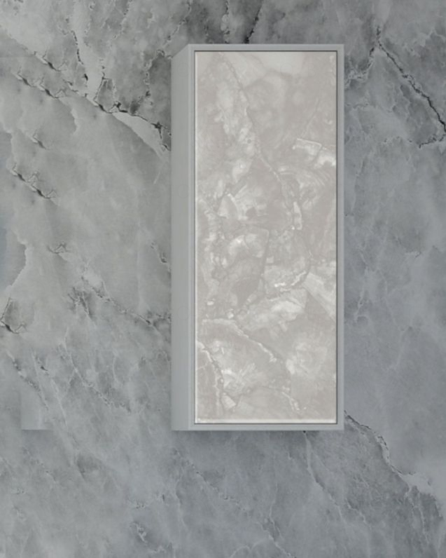 Colonna bagno Vittoria cm 40x100 con vetro marmorizzato Colonna bagno Vittoria cm 40x100 con vetro marmorizzato