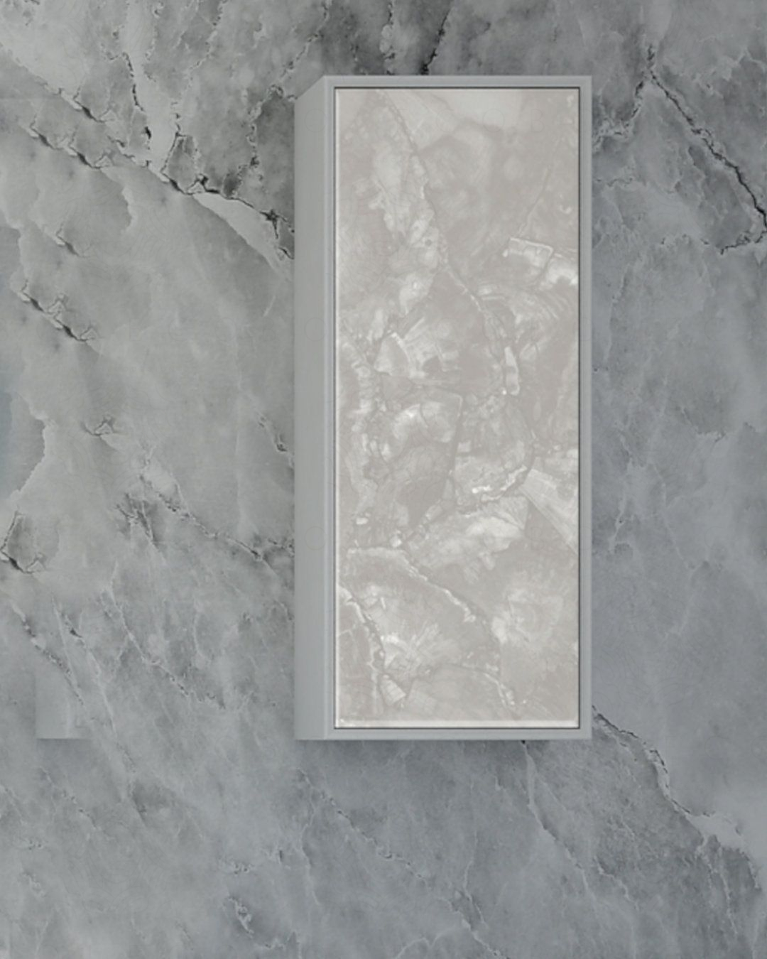 Colonna bagno Vittoria cm 40x100 con vetro marmorizzato Colonna bagno Vittoria cm 40x100 con vetro marmorizzato