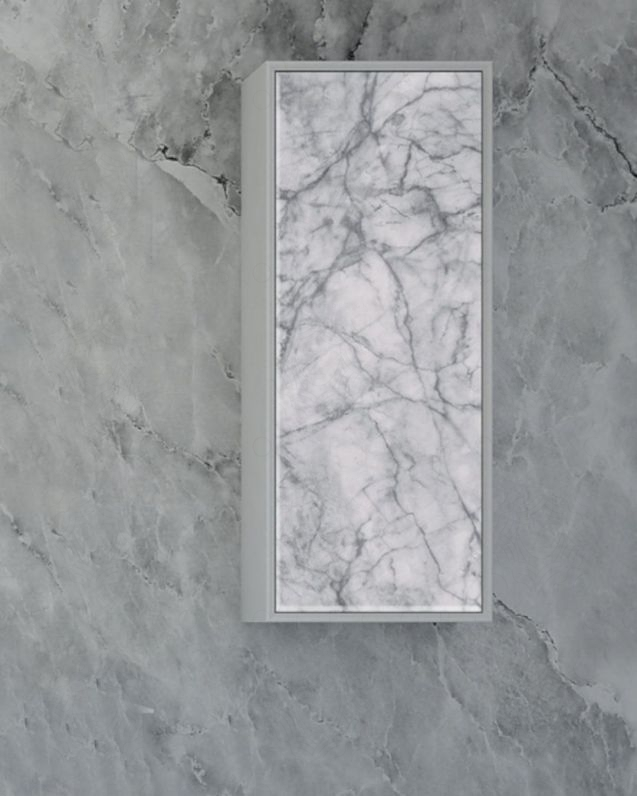 Colonna bagno Vittoria cm 40x100 con vetro marmorizzato Colonna bagno Vittoria cm 40x100 con vetro marmorizzato