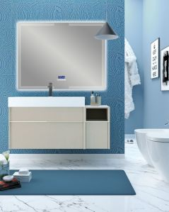 Mobile bagno sospeso Diadema cm 120 con specchio led radio