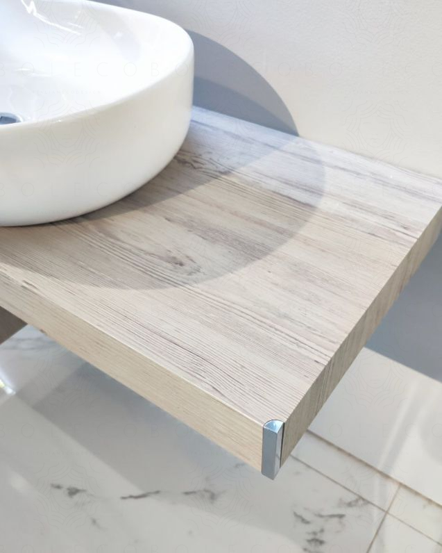 Mensolone bagno 120 cm completo di staffe regolabili e lavabo Mensolone bagno 120 cm completo di staffe regolabili e lavabo