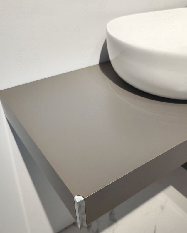 Mensolone bagno da 120 a 170 cm con staffe regolabili, lavabo Mensolone bagno da 120 a 170 cm con staffe regolabili, lavabo
