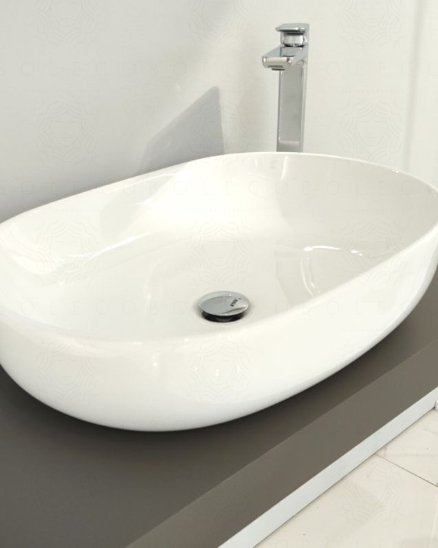 Mensolone bagno da 120 a 170 cm con staffe regolabili, lavabo