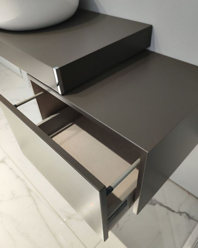 Mensolone bagno da 120 a 170 cm con staffe regolabili, lavabo Mensolone bagno da 120 a 170 cm con staffe regolabili, lavabo