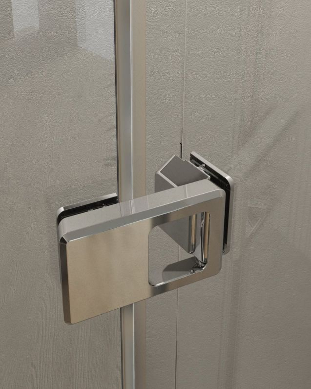 Box doccia semicircolare cm 90x90 con ante a battente Box doccia semicircolare cm 90x90 con ante a battente