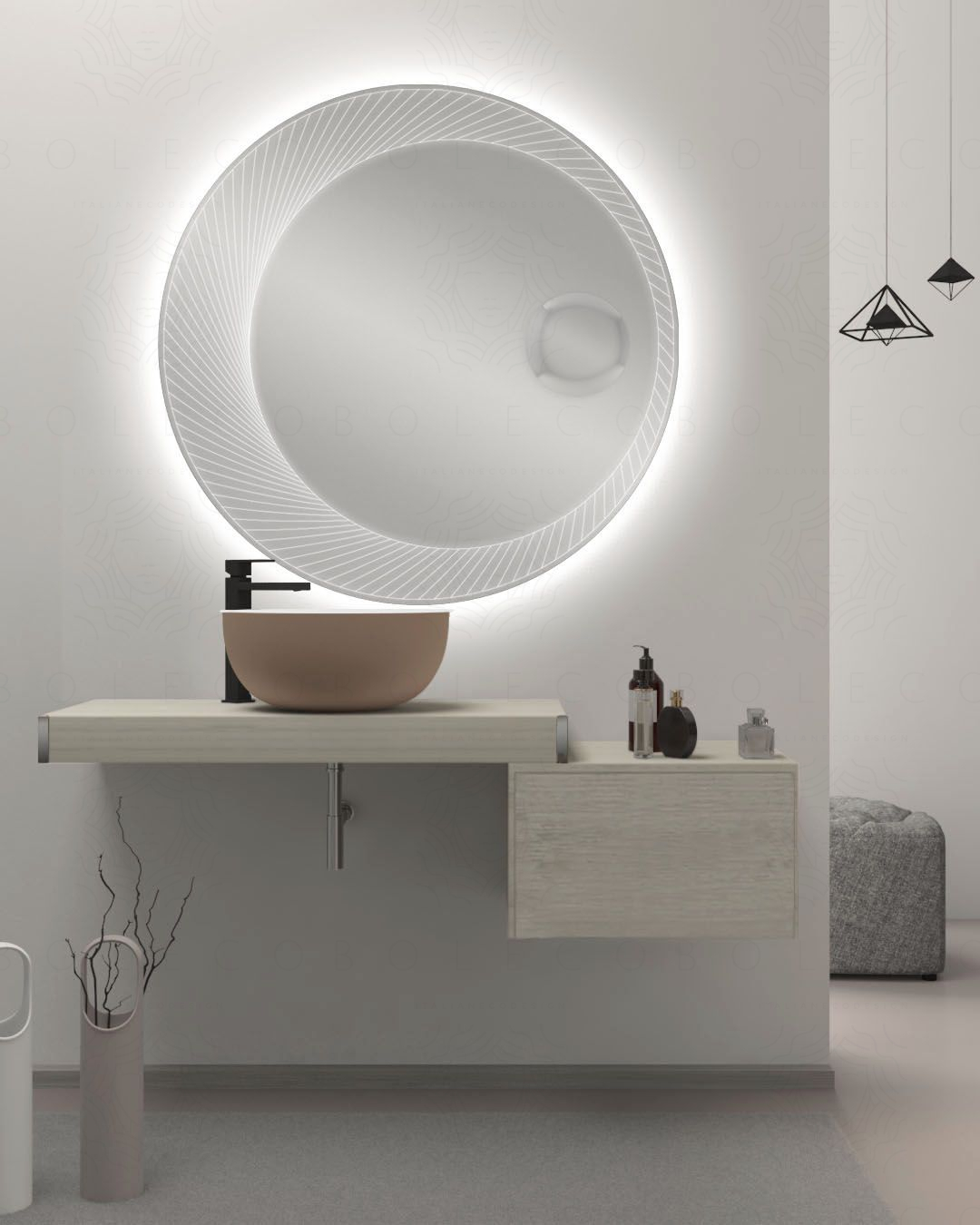 Mensolone bagno da 100 a 140 cm completo di staffe regolabili Mensolone bagno da 100 a 140 cm completo di staffe regolabili