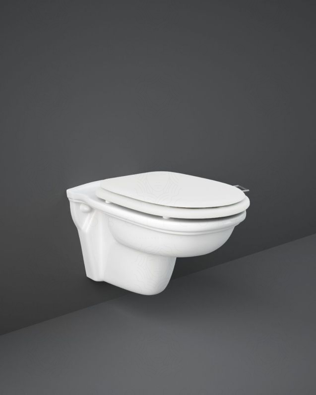 Coppia di sanitari sospesi bianco alpino e copriwater – Rubino Coppia di sanitari sospesi bianco alpino e copriwater – Rubino